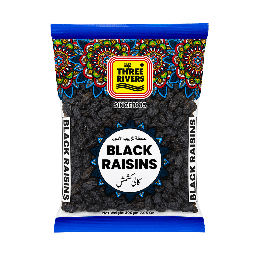 Three Rivers Black Raisins 200 g buy online USA - 1